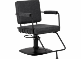Activeshop Gabbiano Catania Loft Old Leather kadeřnické křeslo černé