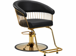 Kadeřnické křeslo Activeshop Hair System Lille zlato černé