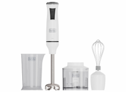 Mixér Black+Decker, BXHBA750E, tyčový, 3v1, 20 rychlostí, funkce turbo, 2 čepele z nerezové oceli, 750 W