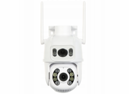 Inne VENKOVNÍ OTOČNÁ IP KAMERA ICSEE-W61SD-2 Wi-Fi Plněbarevná 2 x 3 Mpx 2 x 3,6 mm