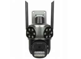 IP KAMERA VENKOVNÍ OTOČNÁ ICSEE-W92SD-3 Wi-Fi Plnobarevná PANORAMA 3 X 3 Mpx 3 X 3,6 mm