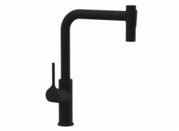 Invena Kuchyňská baterie s výsuvným výtokem Farsala černá BZ-40-L04-S