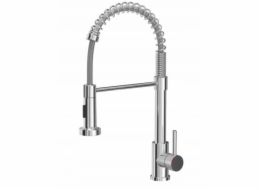 Steiner SALMA NEW SteelQ kuchyňská baterie z oceli, pružinová chrom, s funkcí sprchy