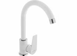Invena Kuchyňská baterie Dokos, stojací, bílá (BZ-19-002)