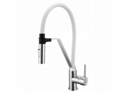 Invena Kuchyňská baterie Terra, stojací, bílá (BZ-54-L02)