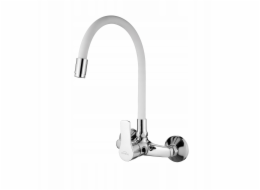 Invena Nástěnná kuchyňská baterie Verso, bílá/chrom BC-82-E2S-L