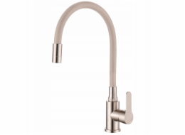 Invena Kuchyňská baterie Ksanti Inox, nerezová ocel/béžová BZ-37-I03-L