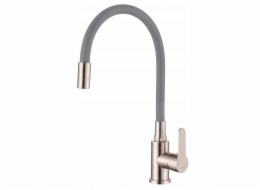 Invena Kuchyňská baterie Ksanti Inox, nerezová ocel/šedá BZ-37-I05-L
