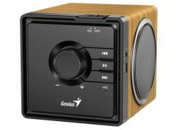 GENIUS repro SP-916BT/ Bluetooth 5.3/ 6W/ mikrofon/ barva světlé dřevo