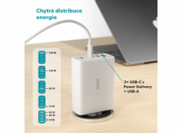 Epico UltraBoost GaN 140W síťový adaptér EA140 