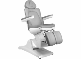 ELEKTRICKÉ KOSMETICKÉ KŘESLO. MOTOR AZZURRO 870S PEDI 3. ŠEDÁ