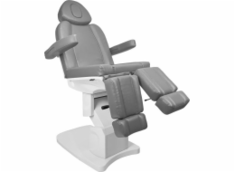 ELEKTRICKÉ KOSMETICKÉ KŘESLO. MOTOR AZZURRO 708AS PEDI 3. ŠEDÁ