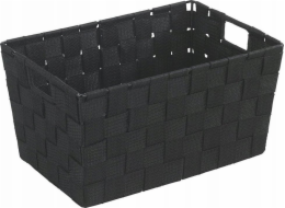 Wenko Sprchový koš ADRIA BLACK - úložný koš, velikost S, WENKO