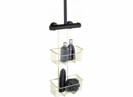 Sprchový koš Wenko Dvoupatrový koupelnový koš MILO, pro montáž na vanovou baterii