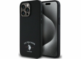 U.S. Polo Assn Pouzdro US Polo USHCP15XPARK pro iPhone 15 Pro Max 6.7 černé/černé s potiskem loga DH
