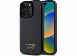 Pevné pouzdro Red Bull RBHMP15X24CFGSMK iPhone 15 Pro Max 6.7 černo/černé Carbon Fiber Power Bar MagSafe