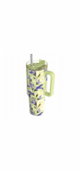 Quokka Stream - Termohrnek z nerezové oceli 1200ml s brčkem (Matcha)