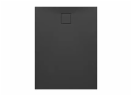 Cersanit SADA C255 SPRCHOVÁ VANIČKA ROVNÁ TAKO SLIM 120X90X4,5 ČERNÁ MATNÁ + SIFON (VIRT)