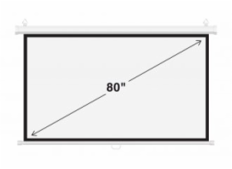 Deluxx Projekční plátno Camrock Matte W 80 na zeď