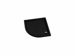 Alkotest KNG.B-02-P-90-5/3-BLACKSLATE-90 / AQUAFORM / SLIM / SPRCHOVÁ VANIČKA 90X90X5/3 PŮLKRUHOVÁ R550, FI90, ČERNÁ BŘIDLICE /
