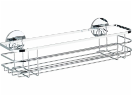 Wenko Sprchový košík sprchový rám, systém Turbo-Loc Maxi, 38 x 11 cm, nerezová ocel, stříbrná