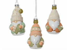 Vánoční hračka na stromeček Trpaslík, 12,5 cm, sklo