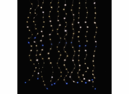 LED světelná clona, 2x2 m, teplá bílá, 180 LED diod