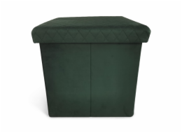 Pouf Domoletti Mateo, zelený, 38 cm x 38 cm x 38 cm Pouf Domoletti Mateo, zelený, 38 cm x 38 cm x 38 cm