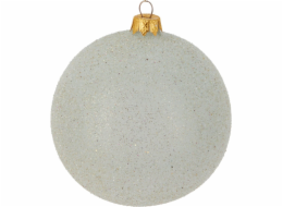 Vánoční hračka na stromeček, různé barvy, 8 cm, sklo