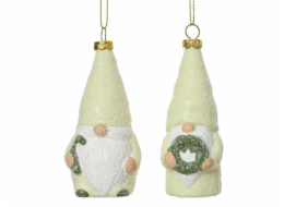 Vánoční hračka na stromeček Trpaslík, 11,4 cm, plast