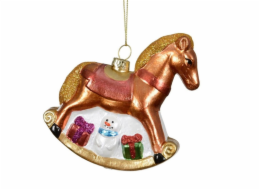 Vánoční hračka na stromeček Koník, 11 cm, plast