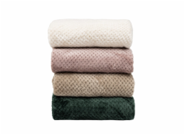 Deka Domoletti WAFFLE, písková, 150 cm x 200 cm