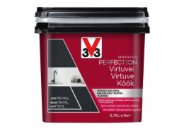 Smaltová barva V33 Perfection Kitchen, 0,75 l, černá