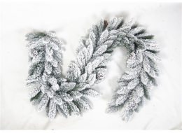 Girlanda VÁNOČNÍ DOTYK SNOWY, 180 cm