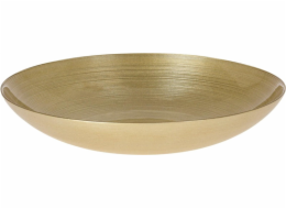 Miska, 30 cm, zlatá, sklo