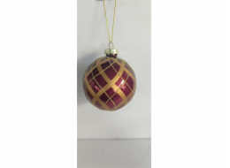 Vánoční hračka na stromeček Christmas Touch, 8 cm, sklo
