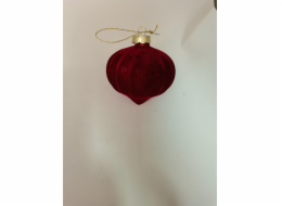 Vánoční hračka na stromeček Christmas Touch, 8 cm, sklo