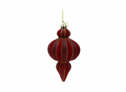 Vánoční hračka na stromeček Christmas Touch, 15,5 cm, sklo