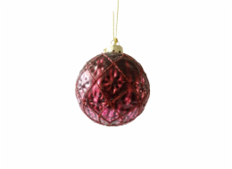 Vánoční hračka na stromeček Christmas Touch, 8 cm, sklo