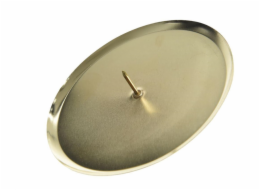 Sada svícnů, zlatá, D6 cm, 4 ks.