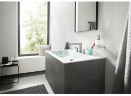 Nástěnný dávkovač tekutého mýdla Hansgrohe AddStoris, chrom