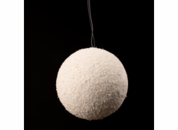 Vánoční hračky na stromeček 470929, bílé, plastové, 6 ks.