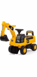 Dětské odrážedlo bagr se zvukem CAT Excavator Milly Mally žlutý