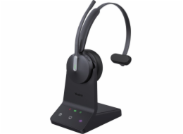 Yealink Yealink WH64 Mono Teams Headset Bezdrátový headset s hlavovým mostem Kancelář/Call centrum Micro-USB Bluetooth Černá