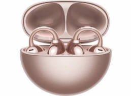 Huawei FreeClip True Wireless Stereo (TWS) Headset, na uši, pro hovory/hudbu, USB-C, Bluetooth, růžovo-zlatá