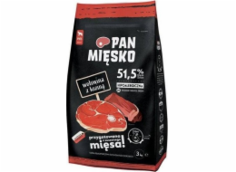 PAN MIĘSKO Hovězí s kozou M - sušená smetana pro psy - 3kg