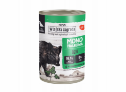 WIEJSKA ZAGRODA Monoproteinové krmivo pro divočáka - suché granule pro psy - 400g
