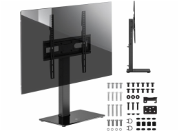 Univerzální TV stojan Maclean, pro RTV skříňku, stojan, max. 40 kg, max. VESA 400x400, nastavení výšky a úhlu, pro televizory 32-65", MC-1240