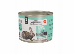 Mokré krmivo pro kočky Wiejska Zagroda Monoprotein pro králíky 200g