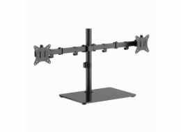 Gembird MS-D2ST-01 Stolní stojan pro dva monitory (otočný, naklápěcí, otočný), 17”–32”, až 9 kg, černý